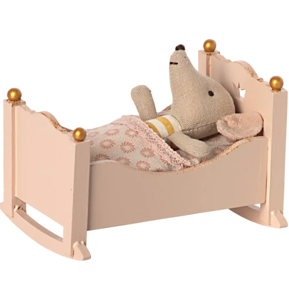 Maileg Wiege mit Schlafsack Rosa
