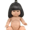 Minikane Puppe Jade Gordi Schwarze Haare Mädchen 34 cm