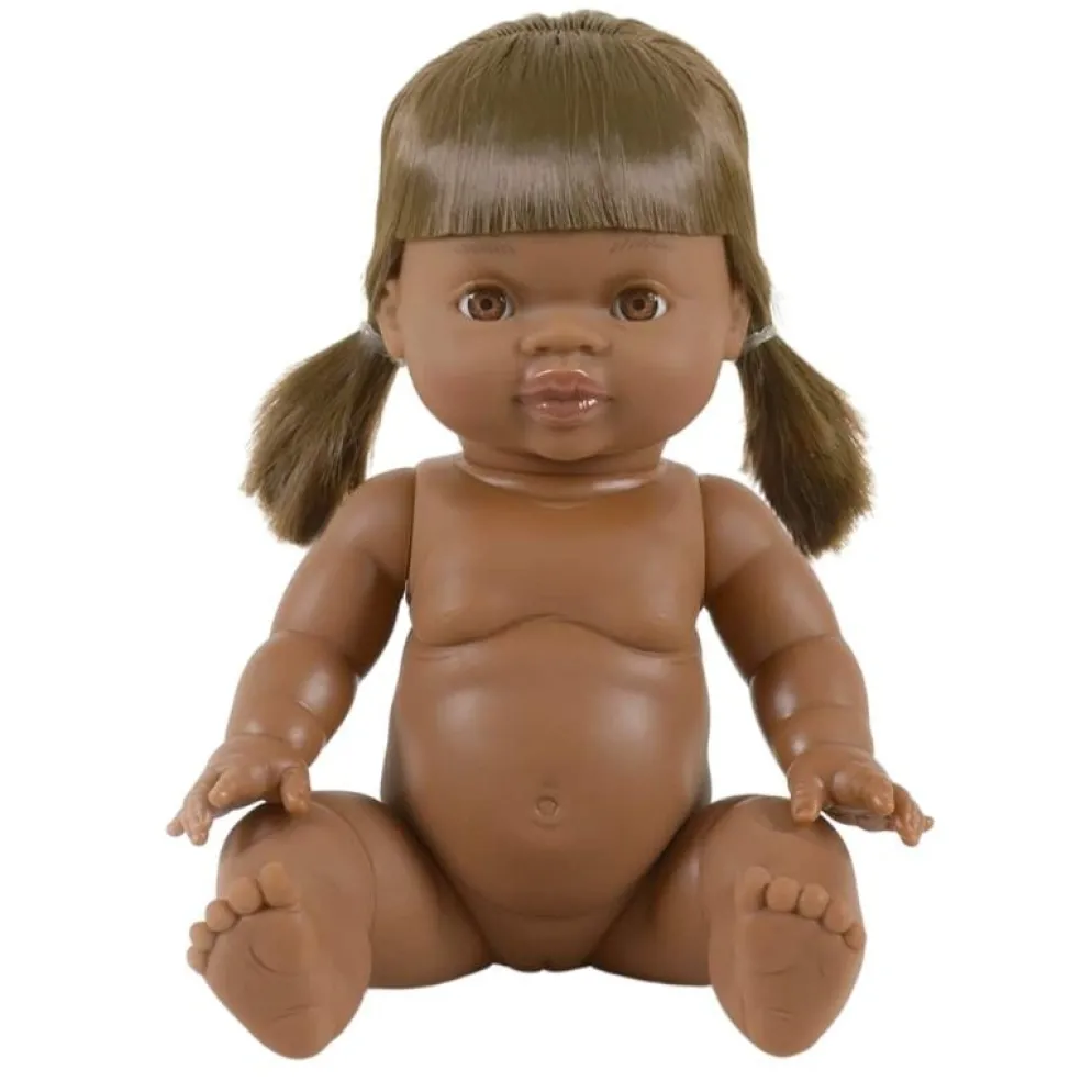 Minikane Puppe Salomé Gordi Braun Haare Mädchen 34 cm