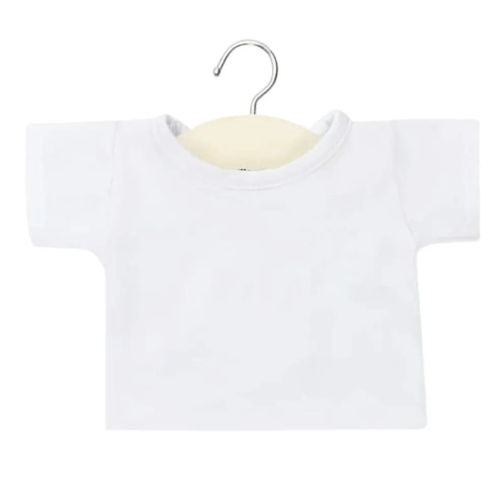 Minikane Puppen T-shirt Weiß 34 cm (für Gordi)