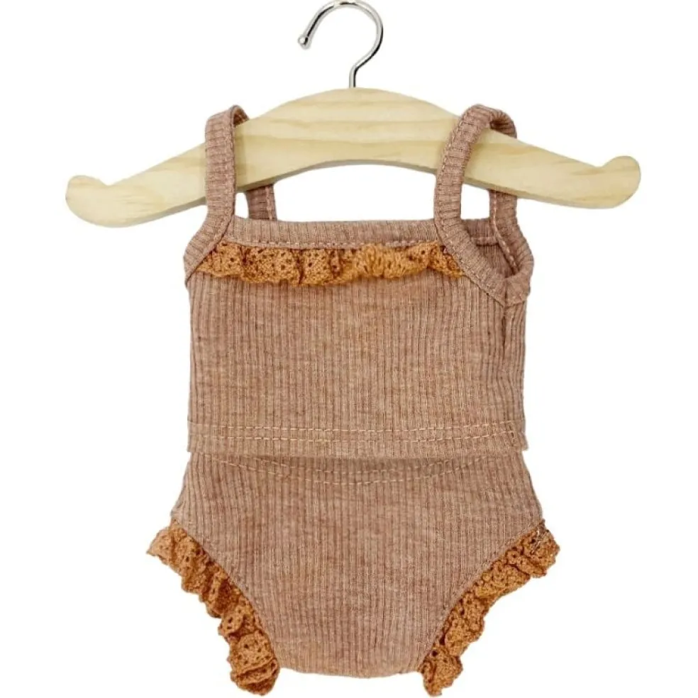 Minikane Puppenunterwäsche Les P'tits Braun (für Gordi)