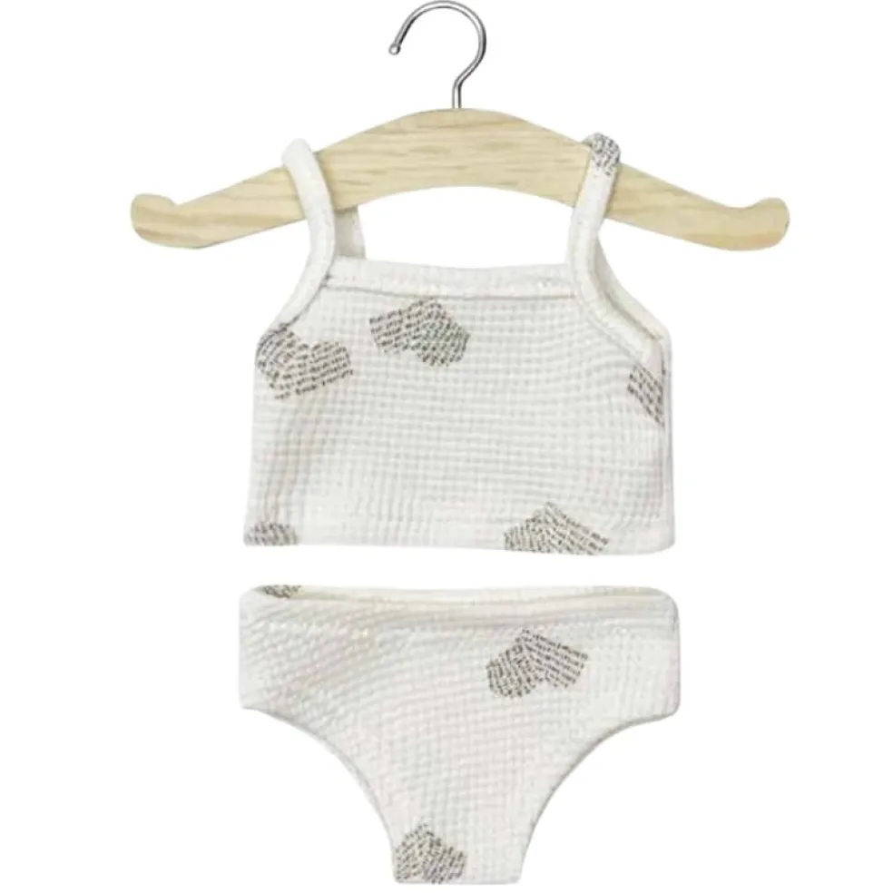Minikane Puppenunterwäsche Basiques Weiß (für Gordi)