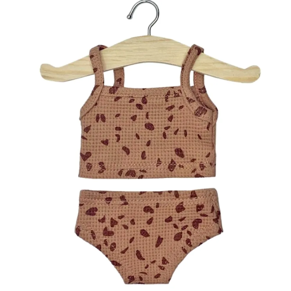 Minikane Puppenunterwäsche Basiques Braun (für Gordi)