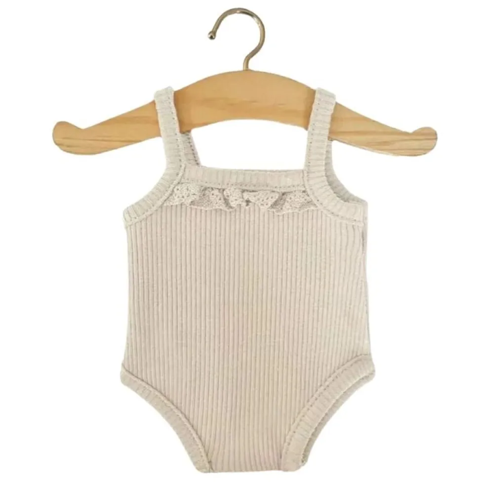 Minikane Puppenunterwäsche Body P'tits Beige 34 cm (für Gordi)