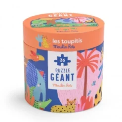 Moulin Roty Speelgoed Bodenpuzzle Les Toupitis 36 St.