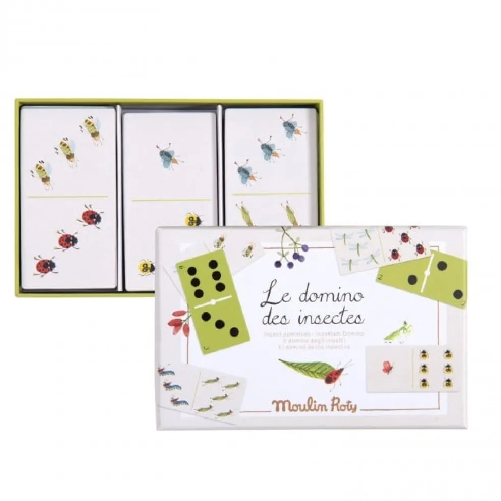 Moulin Roty Speelgoed Dominos Spiel Insekten Le Jardin Du Moulin