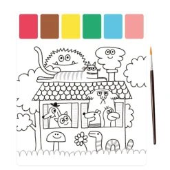 Moulin Roty Speelgoed Malbuch Les Schmouks