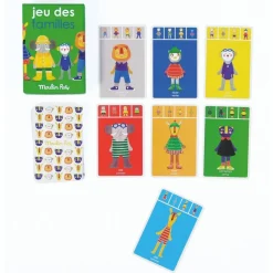 Moulin Roty Speelgoed Quartettspiel Les Popipop
