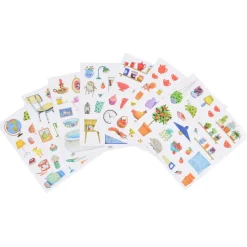 Moulin Roty Speelgoed Stickerheft La Grande Famille