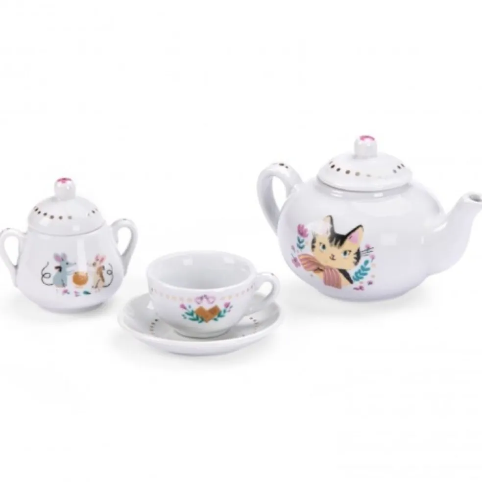Moulin Roty Speelgoed Teeservice Parisiennes Im Koffer Tee-Service