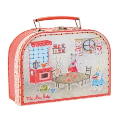 Moulin Roty Speelgoed Teeservice Rot Im Koffer Le Grande Famille