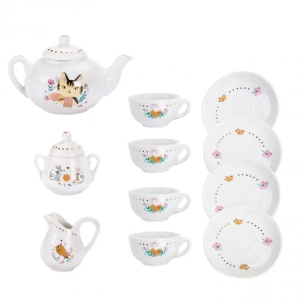 Moulin Roty Speelgoed Teeservice Parisiennes Im Koffer Tee-Service