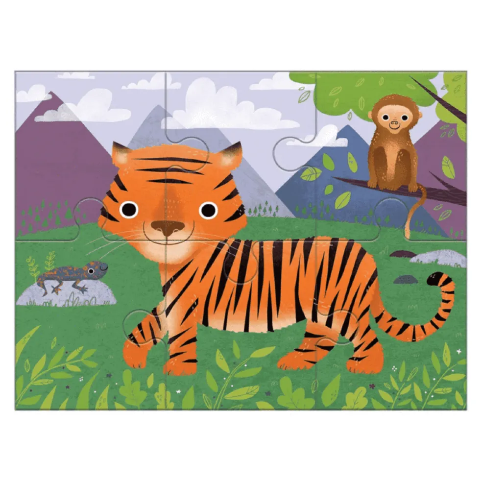Mudpuppy 4 Puzzles Tieren 2 Jahre+