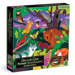 Mudpuppy Glow in the dark Puzzle Forest 500-Teile