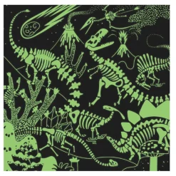 Mudpuppy Glow in the dark Puzzle Dinosaurier 500-Teile