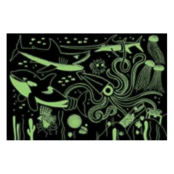 Mudpuppy Glow in the dark Puzzle Meeresräuber 100-teilig