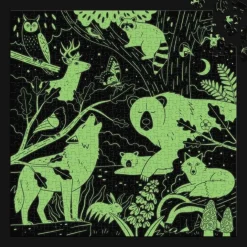 Mudpuppy Glow in the dark Puzzle Forest 500-Teile