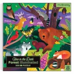 Mudpuppy Glow in the dark Puzzle Forest 500-Teile