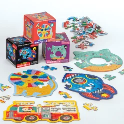 Mudpuppy Mini-Puzzle Feuerwehrauto 24 Teile.