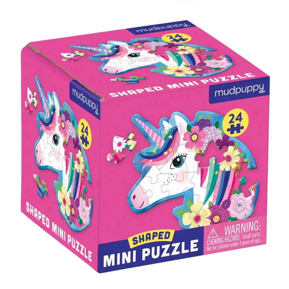 Mudpuppy Mini-Puzzle Unicorn 24 Teile.