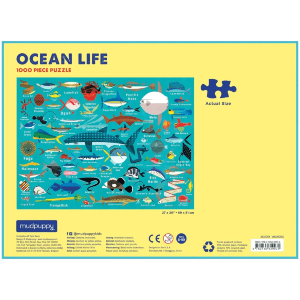 Mudpuppy Puzzle Ozean 1000 Teile