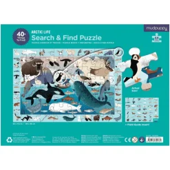 Mudpuppy Puzzle Suchen & Finden Arctic Life 64 Teile