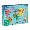 Mudpuppy Puzzle Weltkarte 78 st.