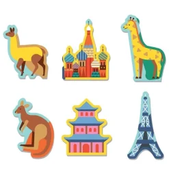 Mudpuppy Puzzle Weltkarte 78 st.