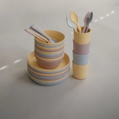Mushie Kinderbesteck Gabel & Löffel Kinderbesteck Soft Lilac