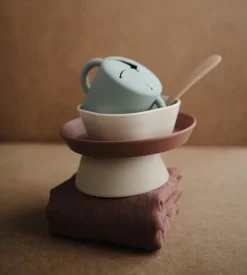 Mushie Schalen Vanille 2-Teilig