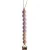 Mushie Schnullerkette Cleo Mauve Rosa