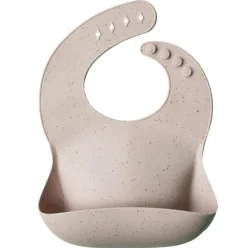 Mushie Silikon Lätzchen Terrazzo Shifting Sand