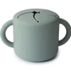 Mushie Snack Cup Cambridge Blue Grau-Grün