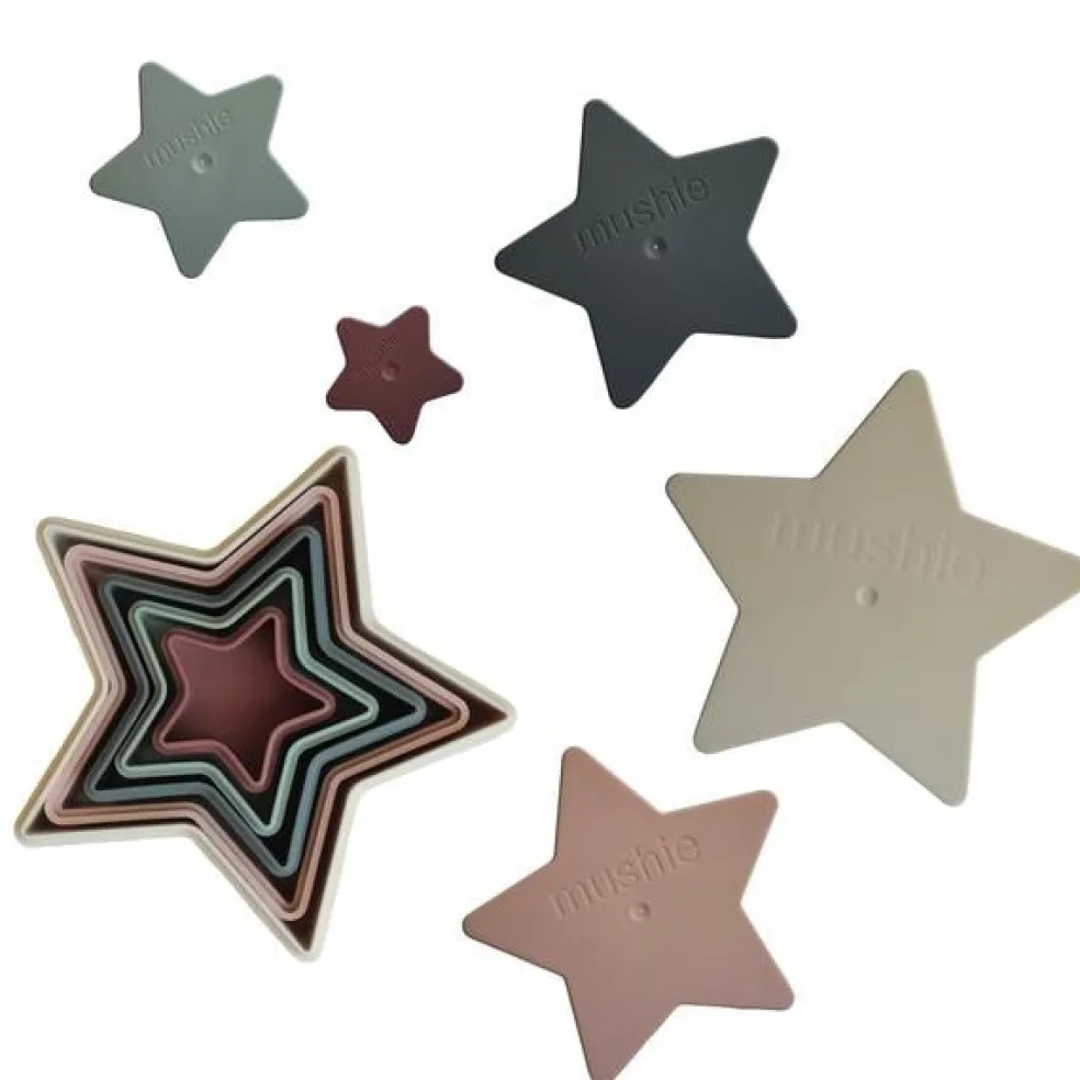 Mushie Stern Stapelturm Nesting Stars