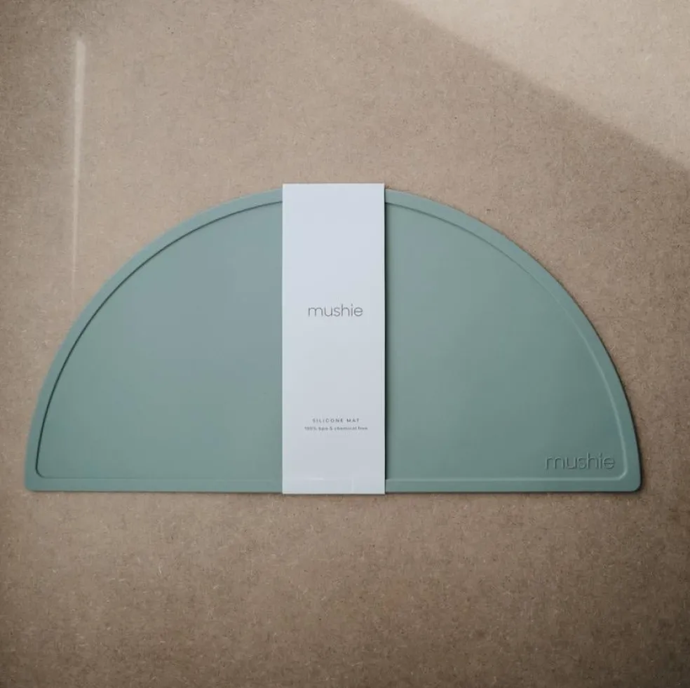 Mushie Tischset Cambridge Blue Silikon