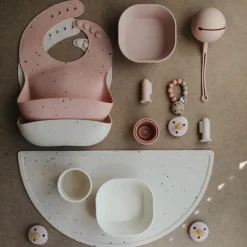 Mushie Tischset Konfetti Beige