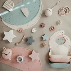 Mushie Tischset Konfetti Blau
