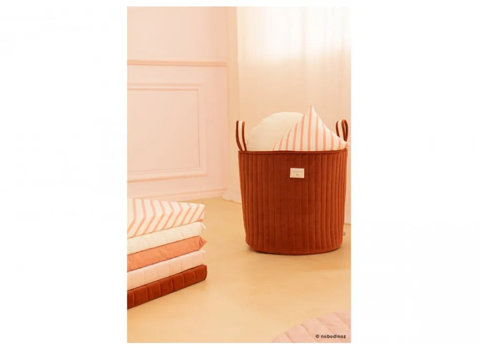Nobodinoz Aufbewahrungskorb Savanna Velvet Braun