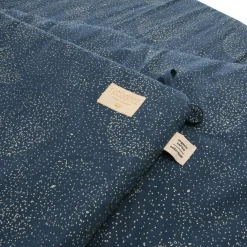 Nobodinoz Bettnestchen Gold Bubble Night Blue Blau