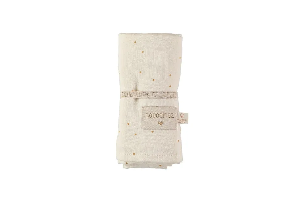 Nobodinoz Mulltuch Honey Sweet Dots 70 x 70 cm