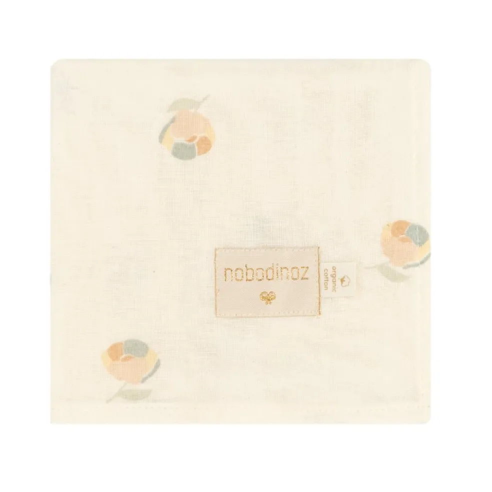 Nobodinoz Mullwindel-Set Blossom 3er-Pack 70 x 70 cm
