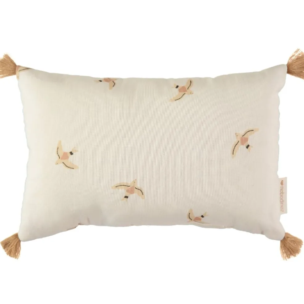 Nobodinoz Zierkissen Sublim Haiku Birds Natural