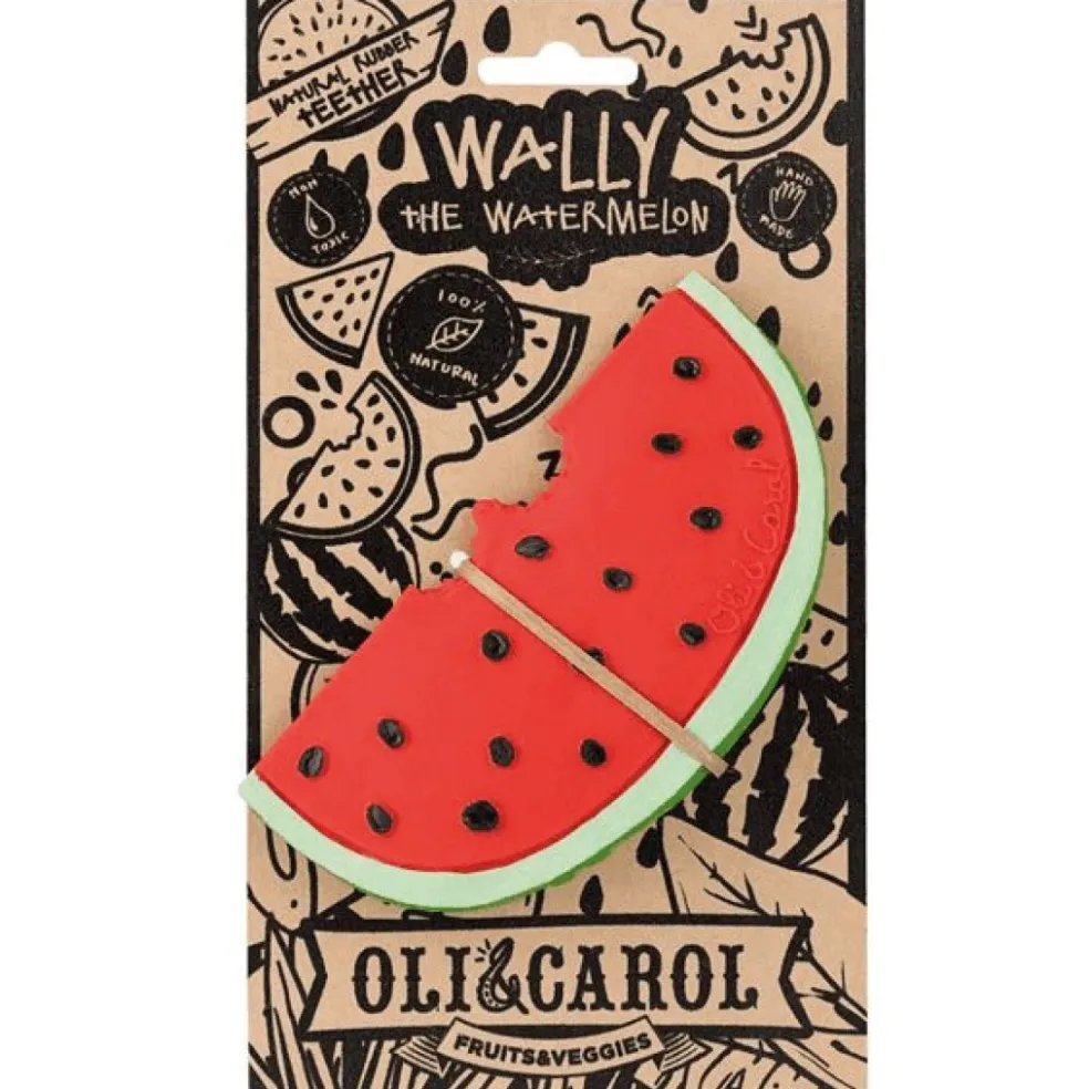Oli & Carol Wassermelone Bad und Beißspielzeug