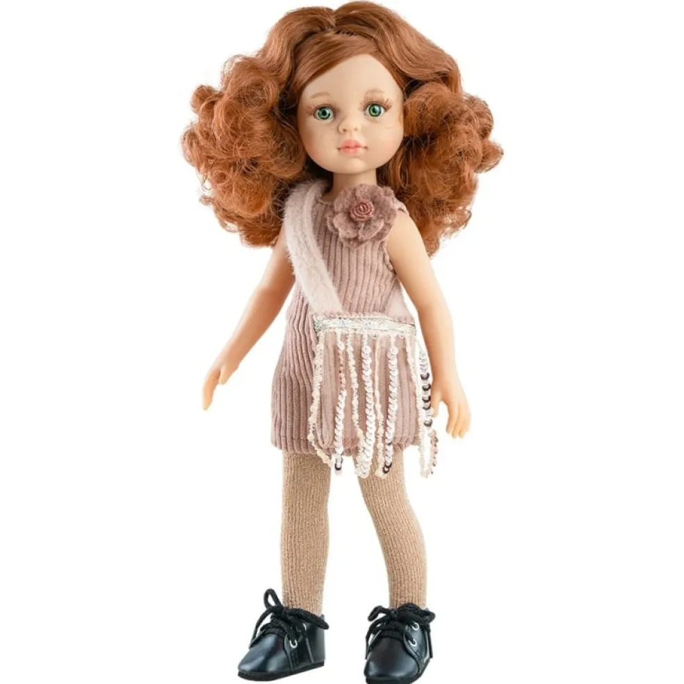 Paola Reina Puppe Amigas Cristi rote Locken 32 cm