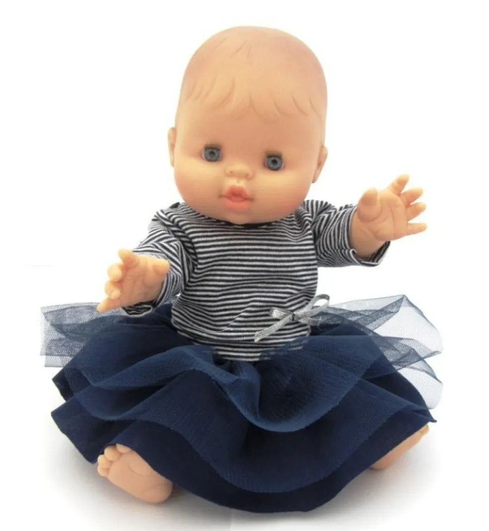 Paola Reina Puppe Gordi Bretonisch Mädchen 34 cm