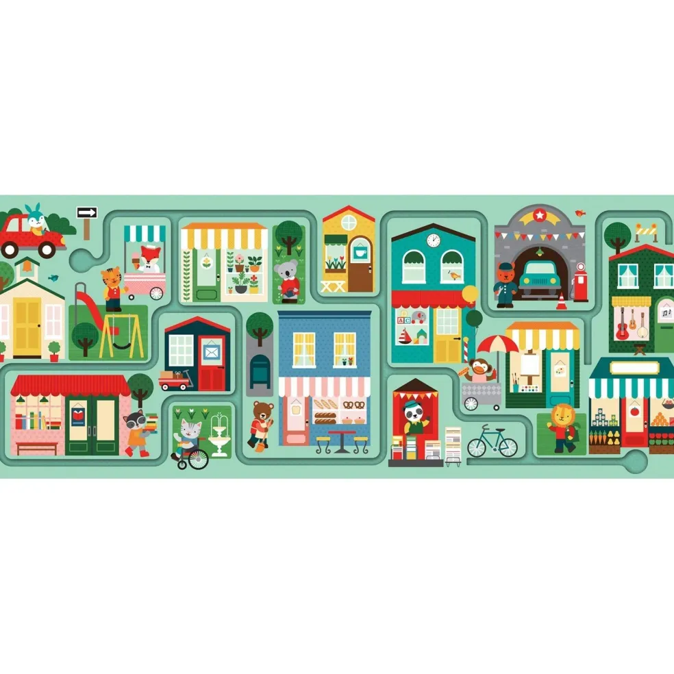 Petit Collage Puzzle Follow & Spot Stadt