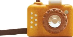 PlanToys Kamera Holz Ockergelb 5412