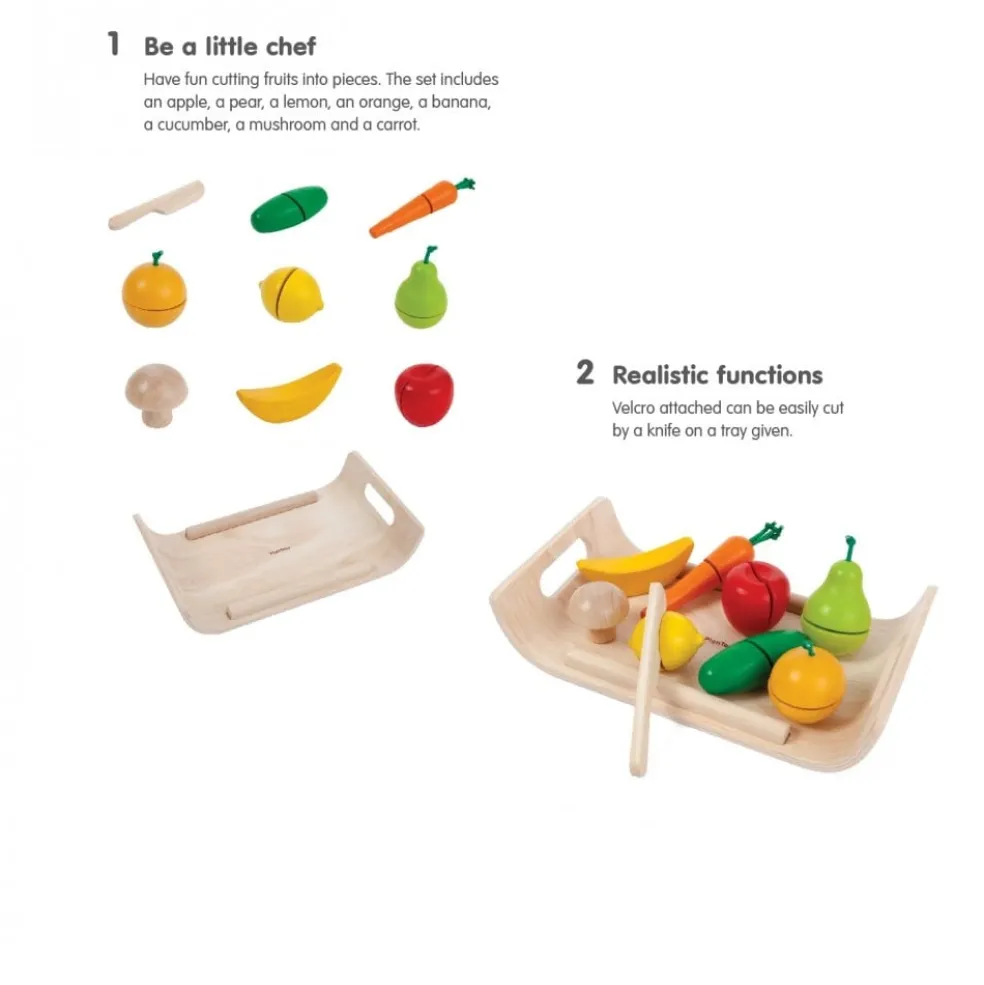 PlanToys Obst & Gemüse Spielset 3416