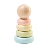 PlanToys Stapelturm Holz Pastell