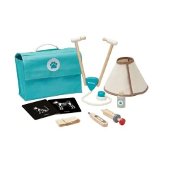 PlanToys Tierartz Spielset Holz 3490